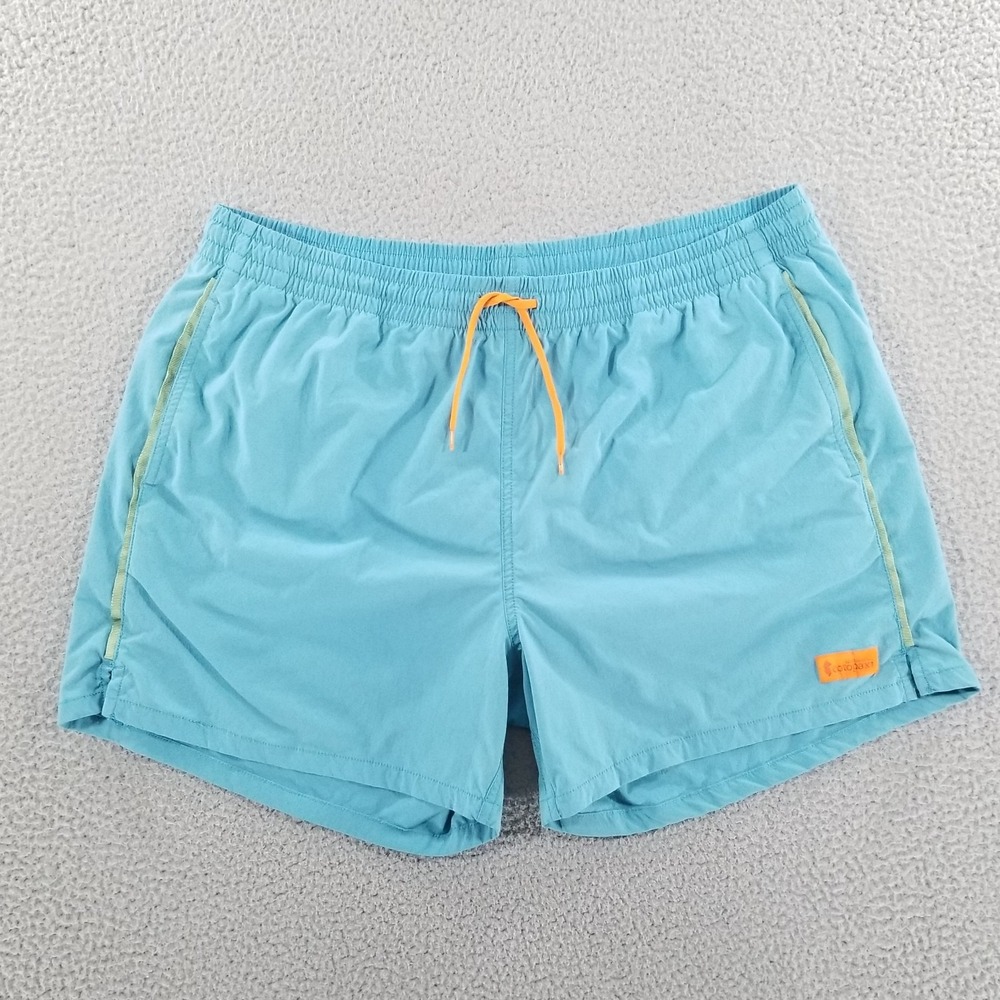 Cotopaxi Swim Trunks Mens XL Blue Mesh Lined Surf Shorts Colorblock Drawstring
